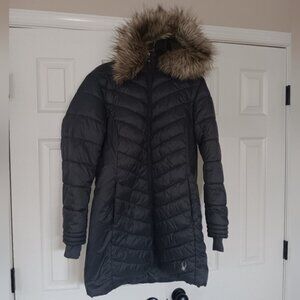 Spyder Women's Boundless Faux Fur Long Puffer Coat - LIKE NEW